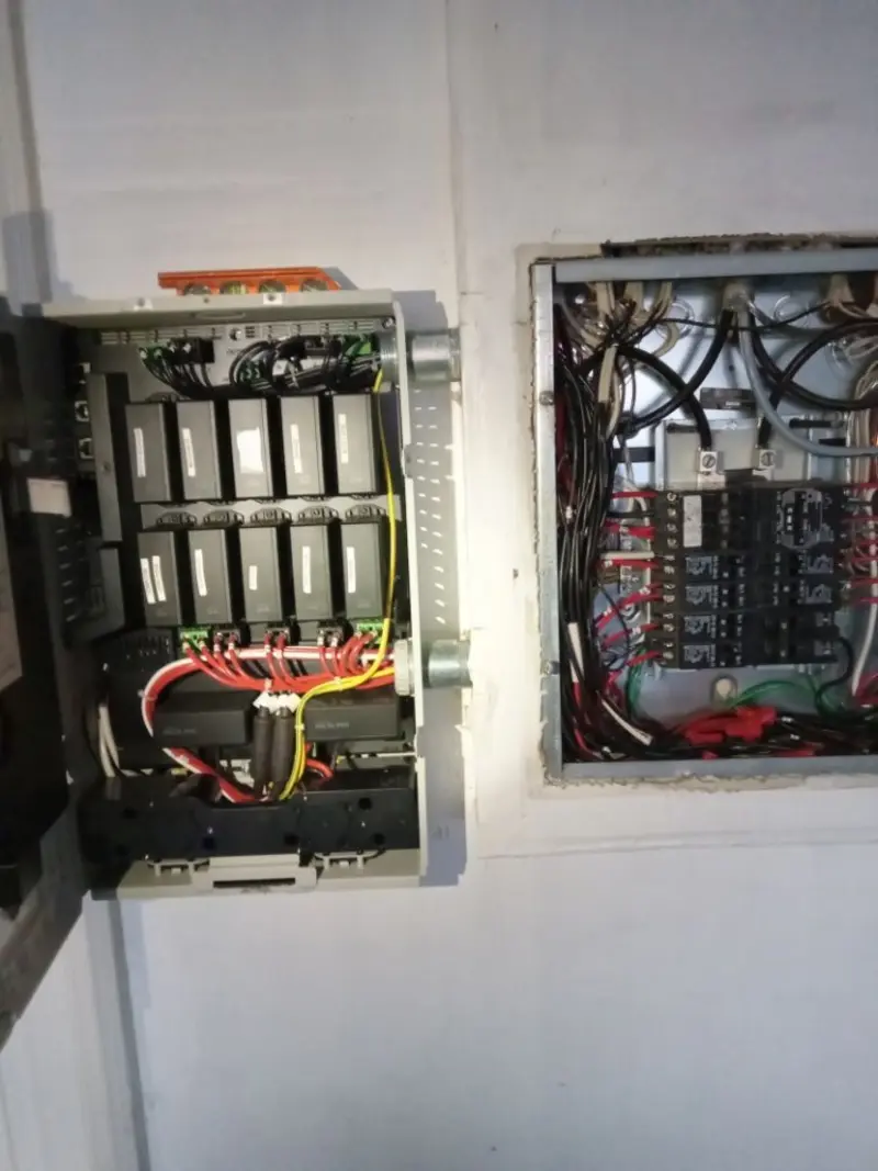 Electrical panel upgrade completed for Indoor Lighting Installation in Colona